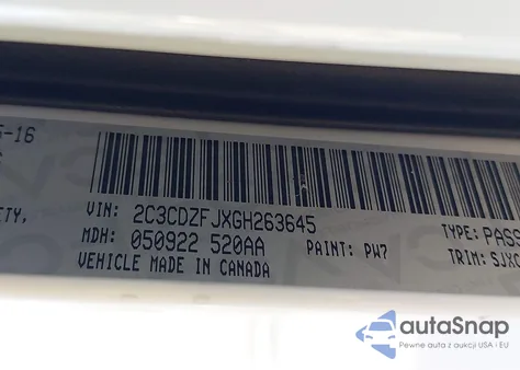 2016 Dodge Challenger 392 Hemi Scat Pack Shaker from USA, damaged, VIN 2C3CDZFJXGH263645